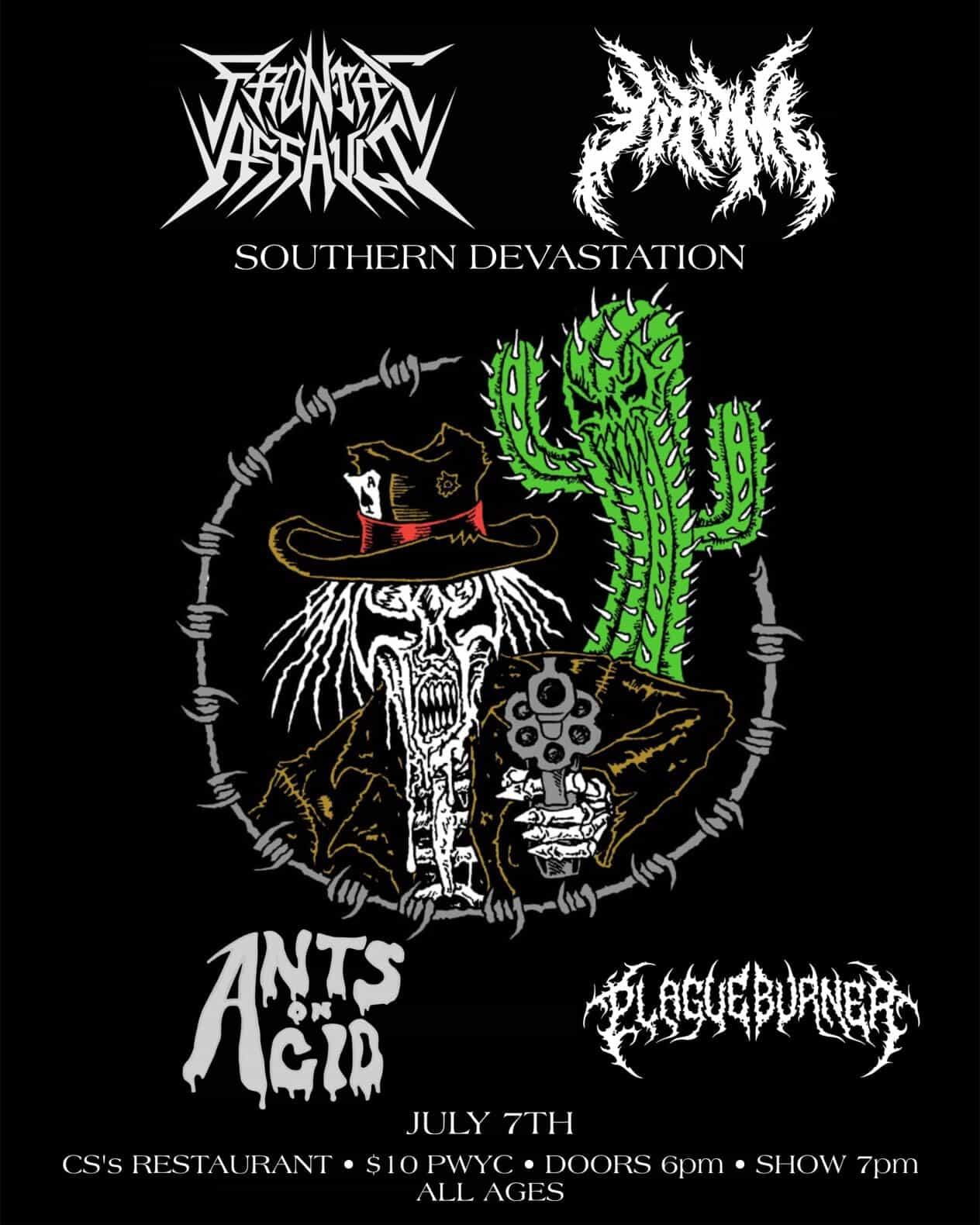 Southern Devastation flyer